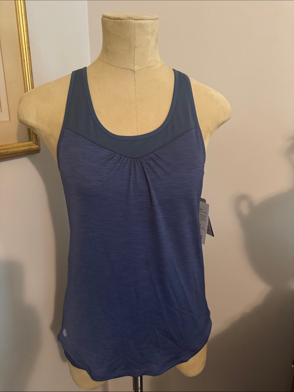 Athlete Blue Racerback Tank Top - Athletic Comfort